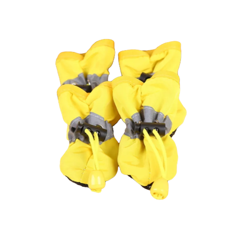 PU Rain Boots for Small Dogs & Cats (Set of 4)