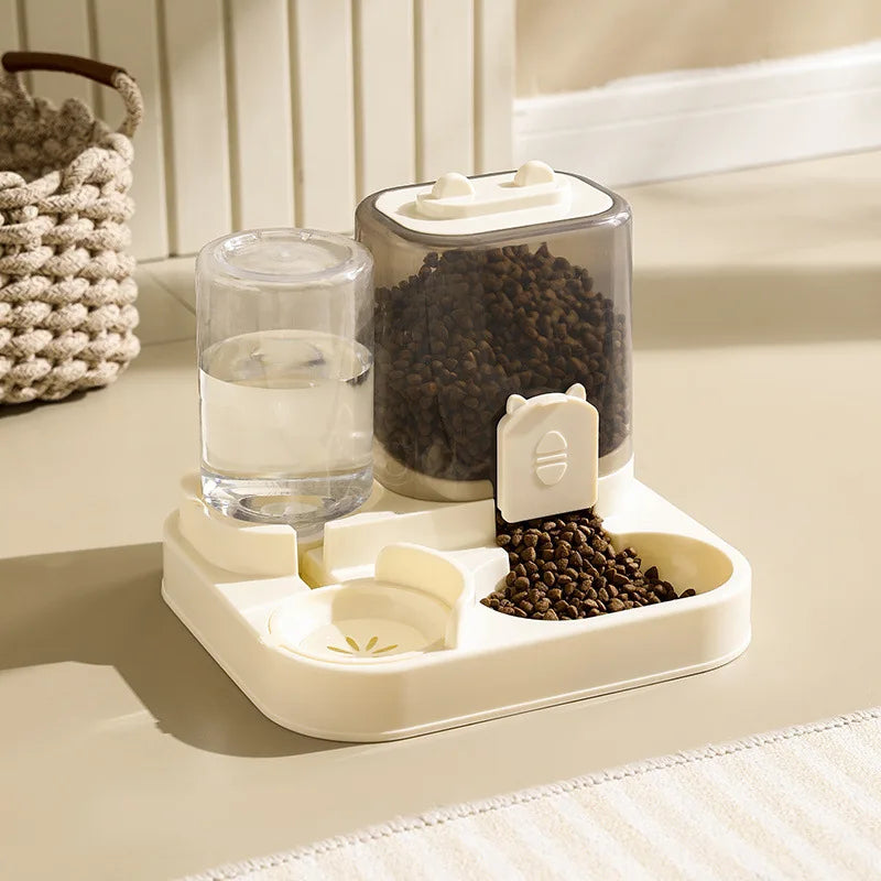 Automatic Cat & Dog Feeder with Water Fountain