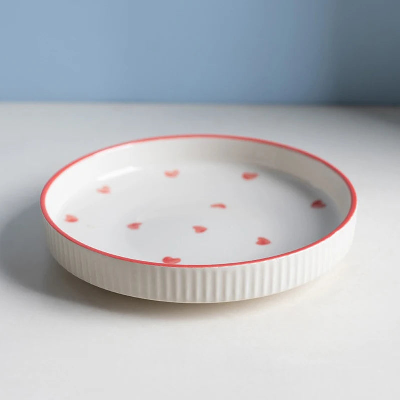 Ceramic Pet Cat Bowl Pet Drinking Water Feeding Bowl Ceramics Cat Food Dog Food Utensils Cat Dog Pet Supplies Accessories