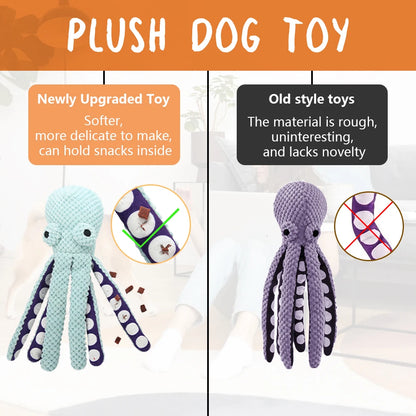 Octopus & Shell Plush Sniff Toy
