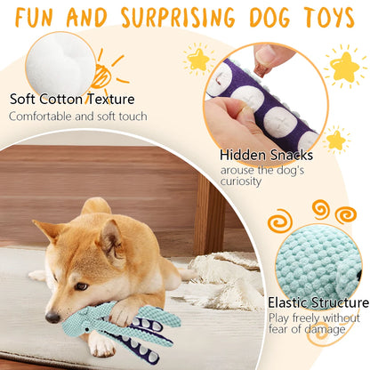 Octopus & Shell Plush Sniff Toy
