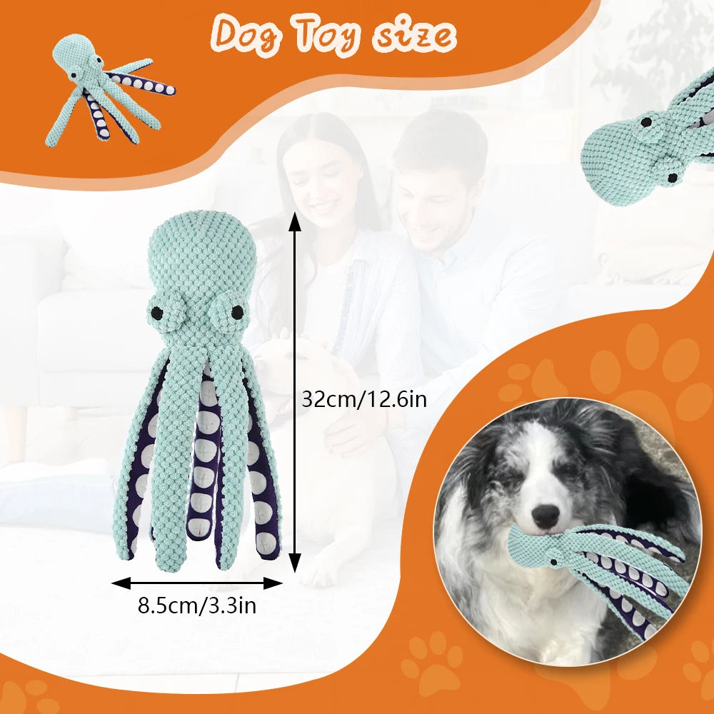 Octopus & Shell Plush Sniff Toy