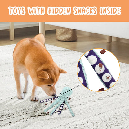 Octopus & Shell Plush Sniff Toy