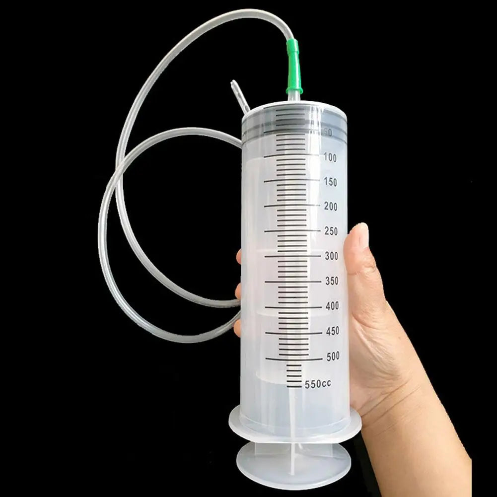 Large Feeding Syringe with 1m Hose (100–550ml)