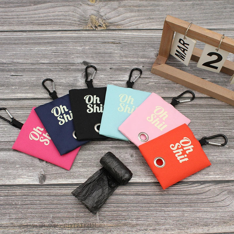 Canvas Poop Bag Dispenser Pouch