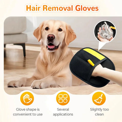 Double-Sided Pet Hair Cleaning Gloves