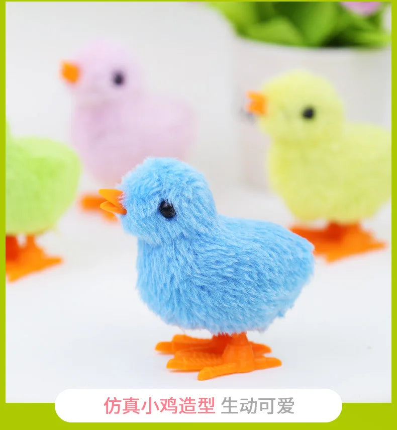 Wind-Up Hopping Chick Cat Toy