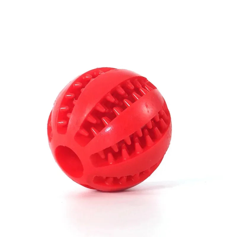 Rubber Treat Ball Dog Chew Toy