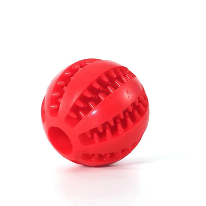 Rubber Treat Ball Dog Chew Toy