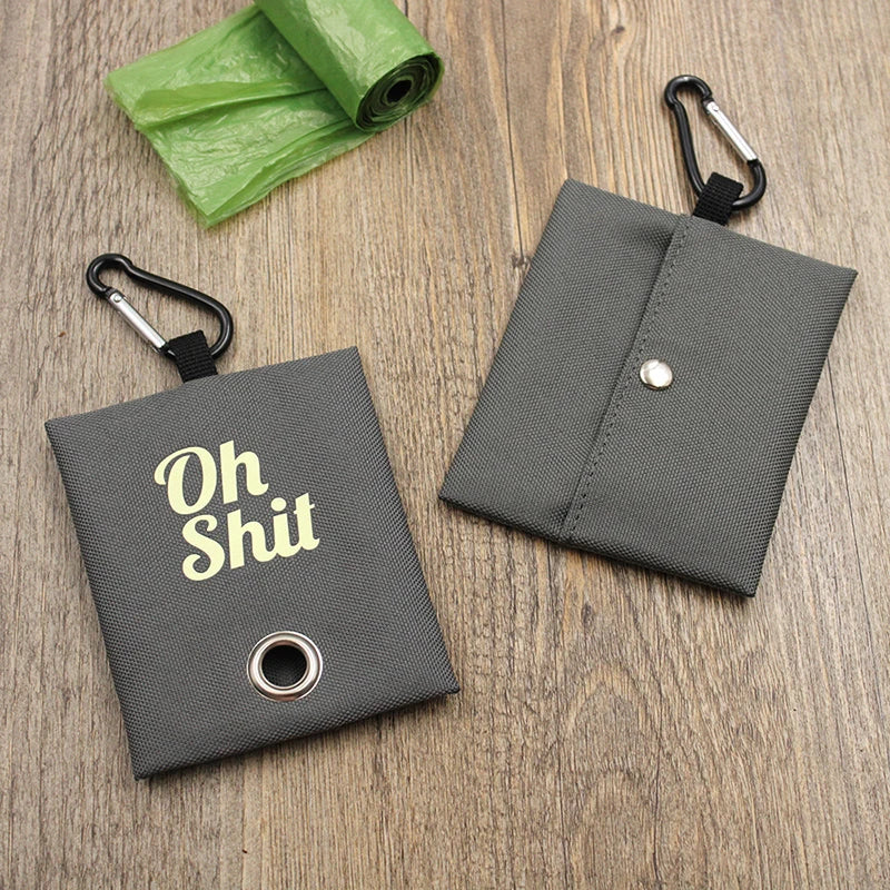 Canvas Poop Bag Dispenser Pouch