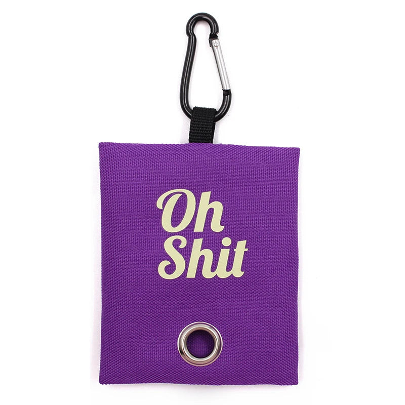 Canvas Poop Bag Dispenser Pouch
