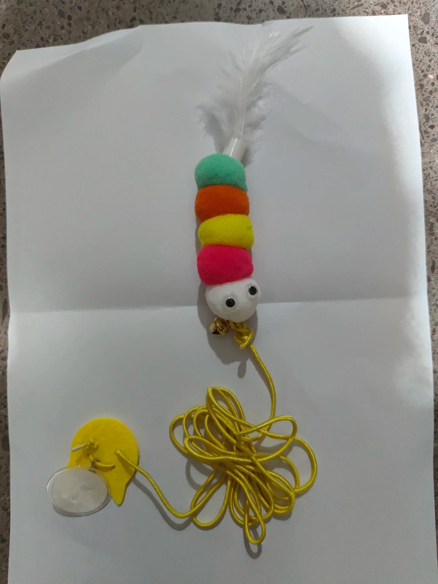 Hanging Door Cat Feather Toy