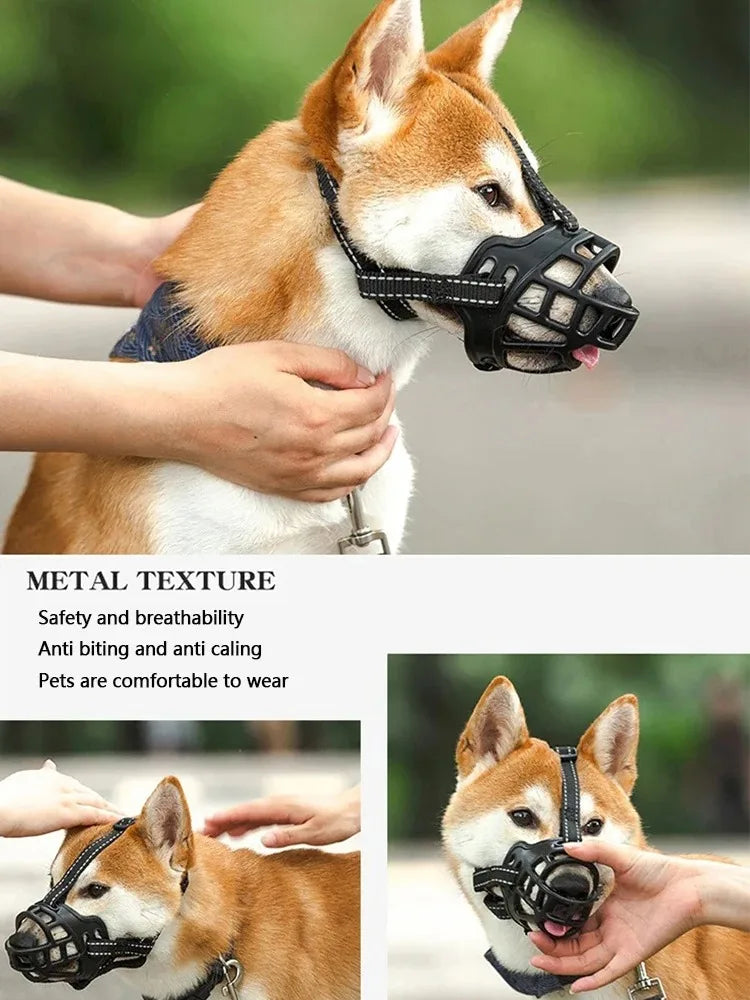 Breathable Silicone Dog Muzzle