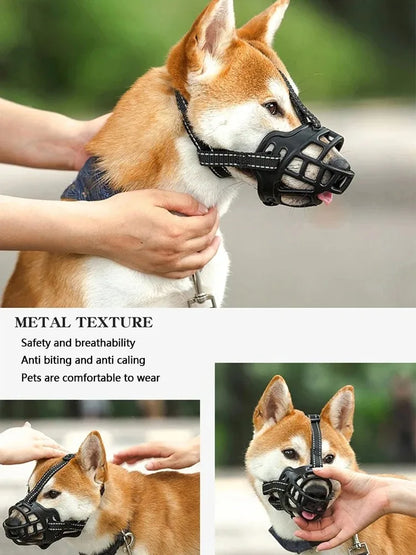 Breathable Silicone Dog Muzzle