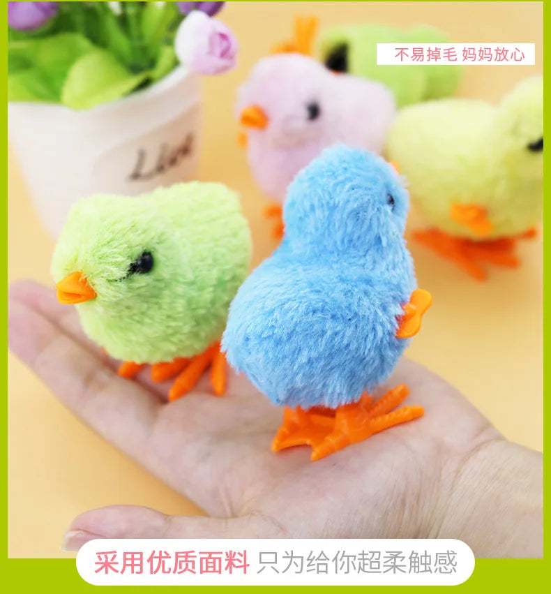 Wind-Up Hopping Chick Cat Toy