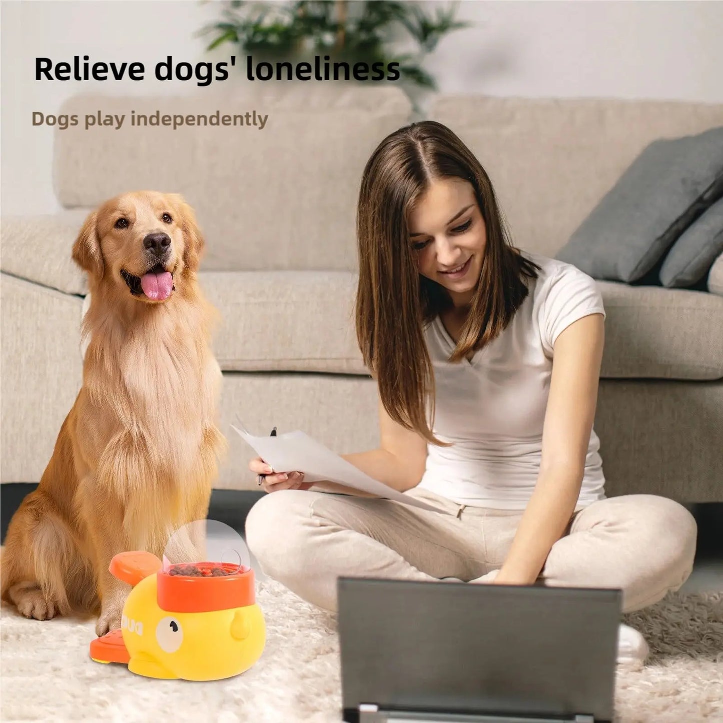 Duck Slow Feeder Bowl for Small Pets