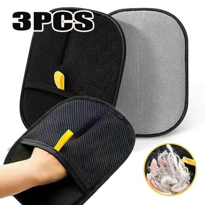 Double-Sided Pet Hair Cleaning Gloves