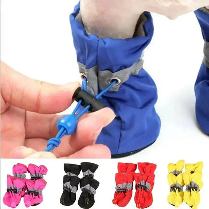 Waterproof Anti-Slip Dog Boots (Set of 4)