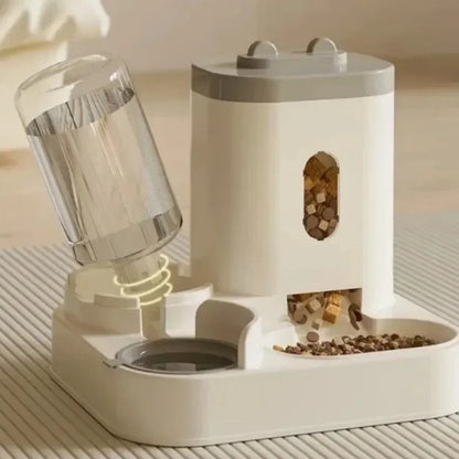 Large-Capacity Pet Feeder & Water Dispenser Set