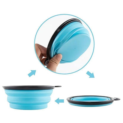 Collapsible Travel Bowl for Dogs & Cats (350ml)