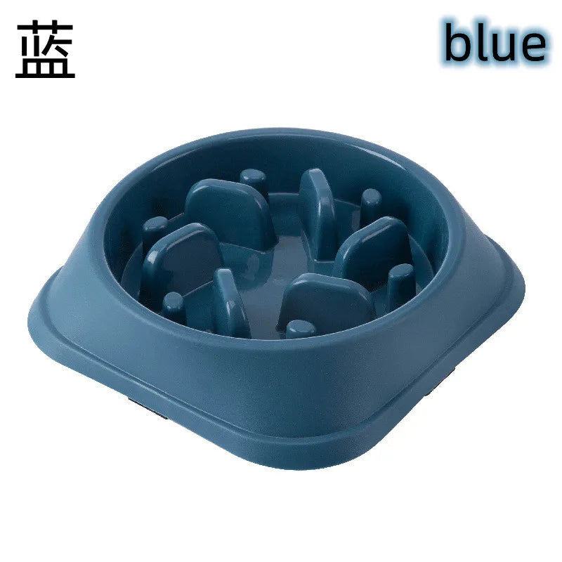 Anti-Choke Slow Feeder Bowl for Cats & Dogs