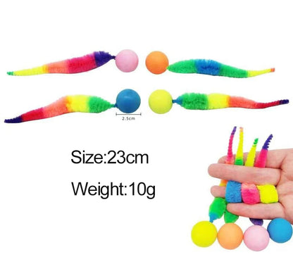 Bouncing Caterpillar Cat Toy