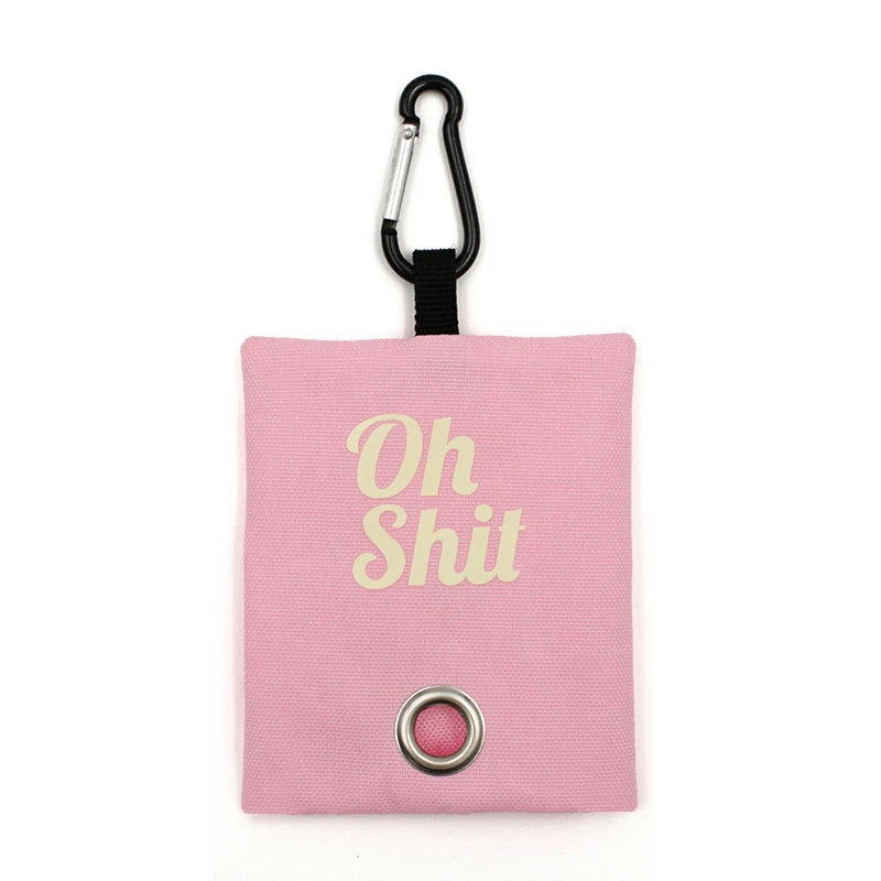 Canvas Poop Bag Dispenser Pouch
