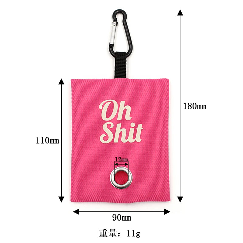 Canvas Poop Bag Dispenser Pouch
