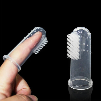 Silicone Finger Toothbrush for Dogs & Cats