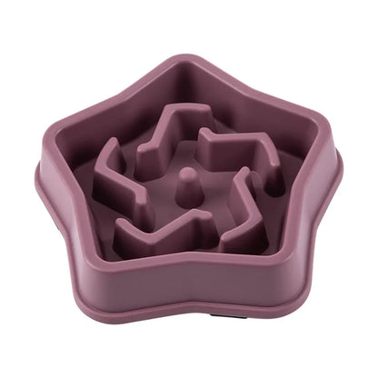 Anti-Choke Slow Feeder Bowl for Cats & Dogs