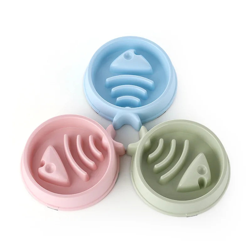 Anti-Choke Slow Feeder Bowl for Cats & Dogs
