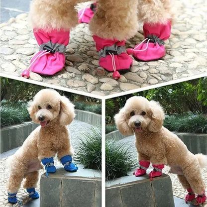 Waterproof Anti-Slip Dog Boots (Set of 4)