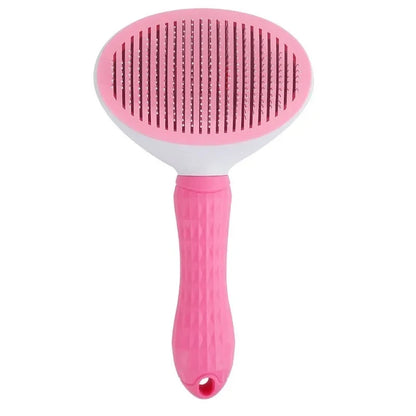 Compact Self-Cleaning Pet Brush