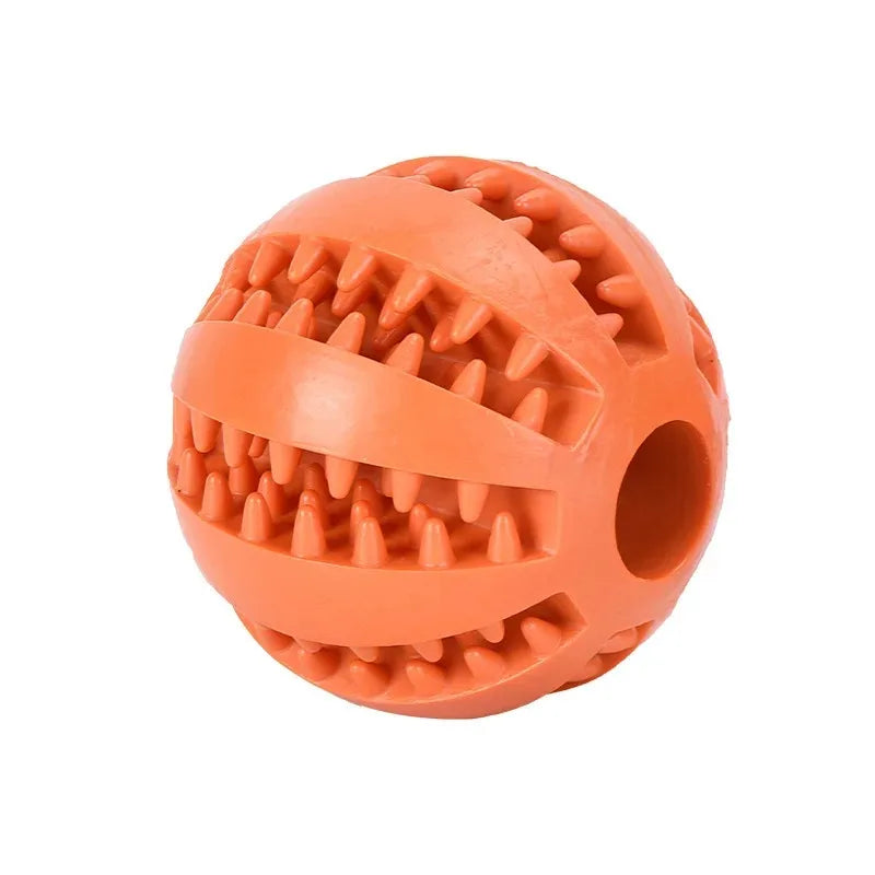 Rubber Treat Ball Dog Chew Toy