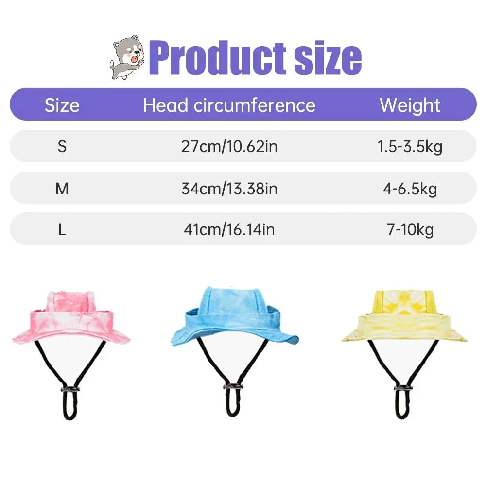 Pet Baseball Cap with Ear Holes