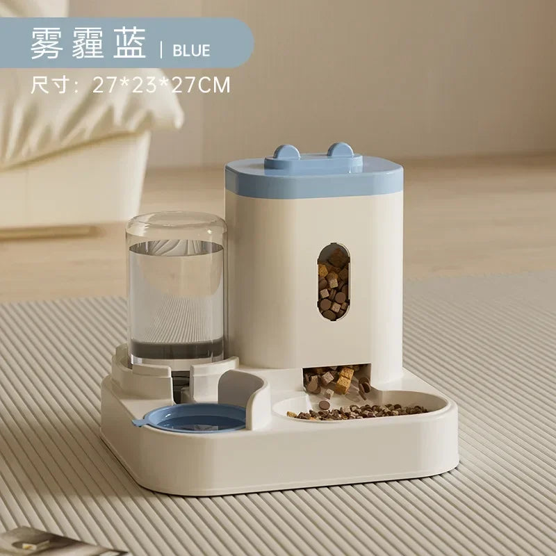 Large-Capacity Pet Feeder & Water Dispenser Set