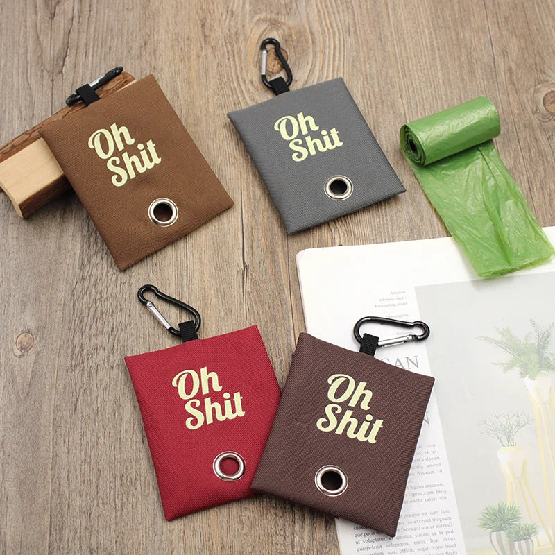 Canvas Poop Bag Dispenser Pouch