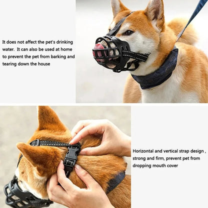 Breathable Silicone Dog Muzzle