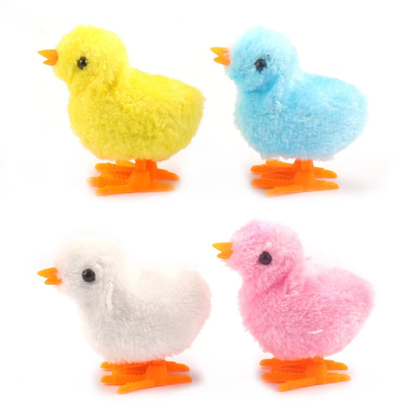 Wind-Up Hopping Chick Cat Toy