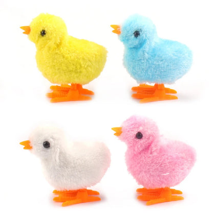 Wind-Up Hopping Chick Cat Toy