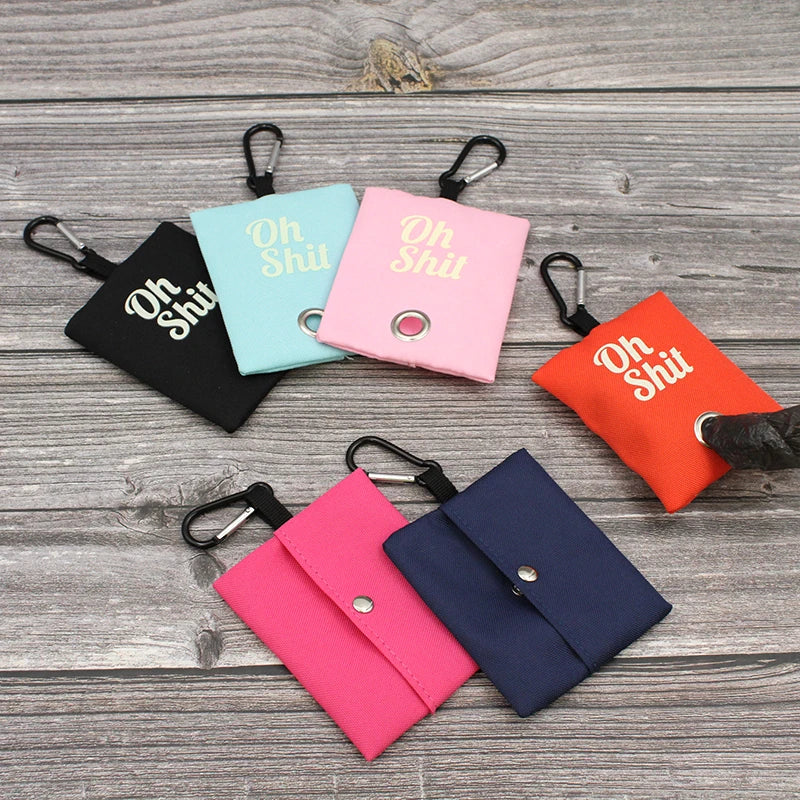 Canvas Poop Bag Dispenser Pouch