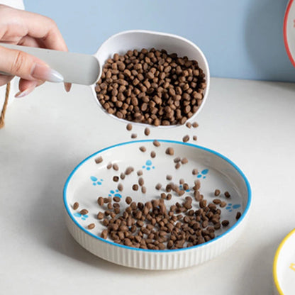 Ceramic Pet Cat Bowl Pet Drinking Water Feeding Bowl Ceramics Cat Food Dog Food Utensils Cat Dog Pet Supplies Accessories