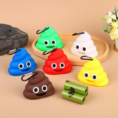 Pet Supplies - Garbage Bag Dispenser. Portable Degradable Dog Toilet Bag and Stool Storage Box for Cats and Dogs to Go Out