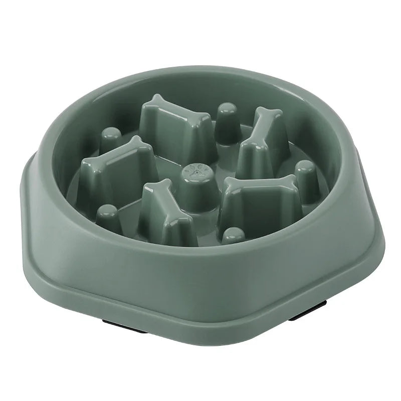 Anti-Choke Slow Feeder Bowl for Cats & Dogs