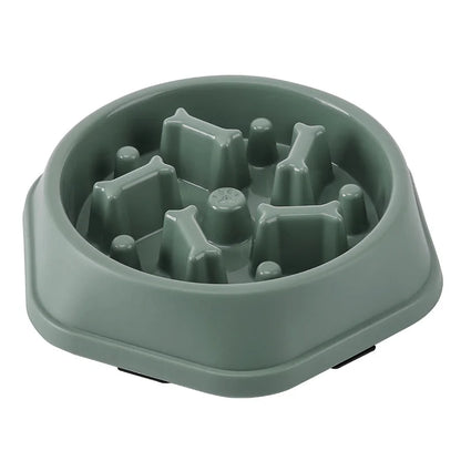 Anti-Choke Slow Feeder Bowl for Cats & Dogs