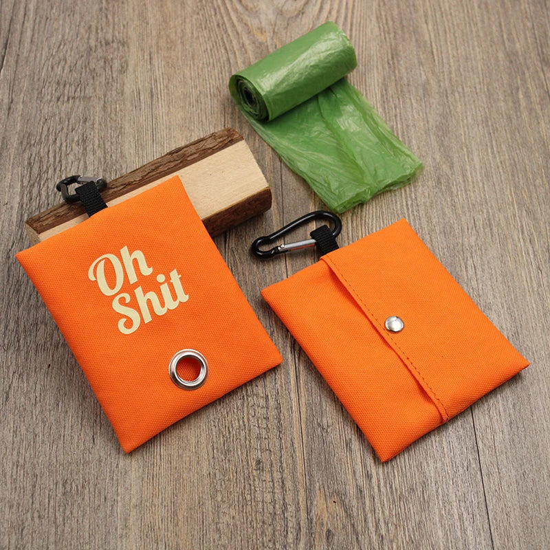 Canvas Poop Bag Dispenser Pouch