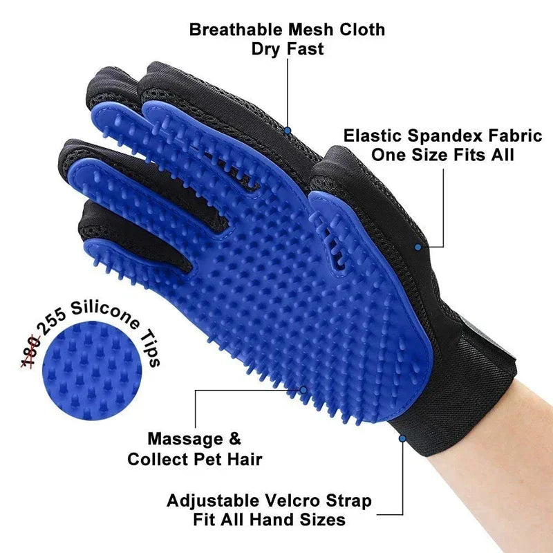 Silicone Pet Grooming & Bath Gloves