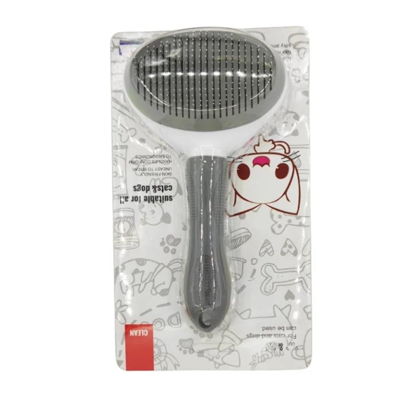 Self-Cleaning Slicker Brush for Cats & Dogs