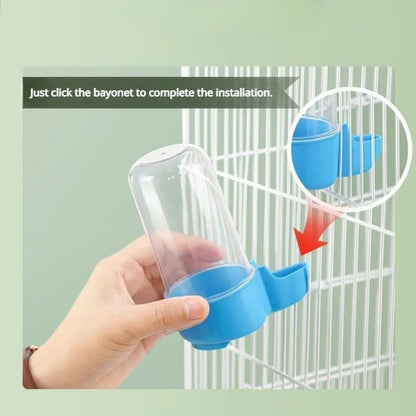 Hanging Cage Feeder & Water Dispenser for Birds & Small Pets