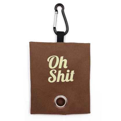 Canvas Poop Bag Dispenser Pouch